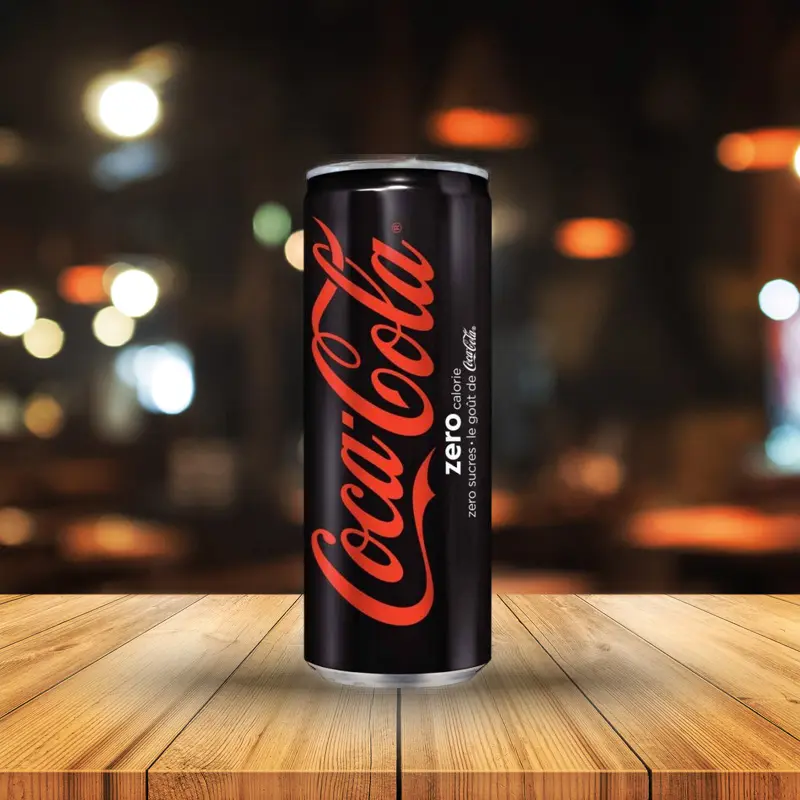 Photo canette Coca Cola Zero 33 cl