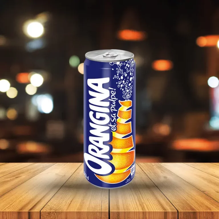 Photo canette Orangina 33cl